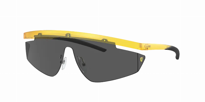 SCUDERIA FERRARI Unisex Sunglasses FZ6001  -  Frame color: Opal Matte Yellow, Lens color: Grey