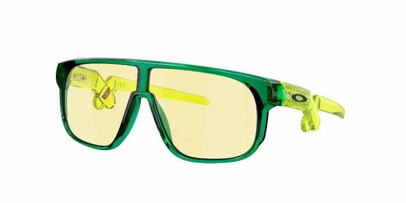 OAKLEY Unisex Sunglasses Inverter (Youth Fit) Gaming Collection  -  Frame color: Crystal Green, Lens color: Prizm GamingU+2122 2.0