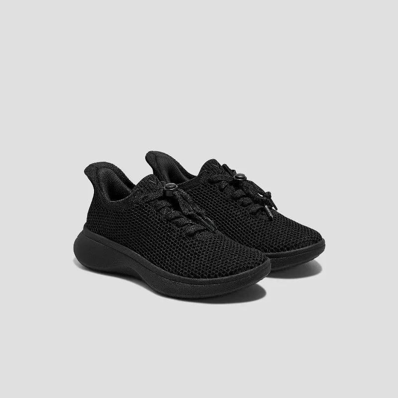 VIVAIA Kids' Sneaker Sliders (Urban Jr) - Mesh|SOLID BLACK|3Y