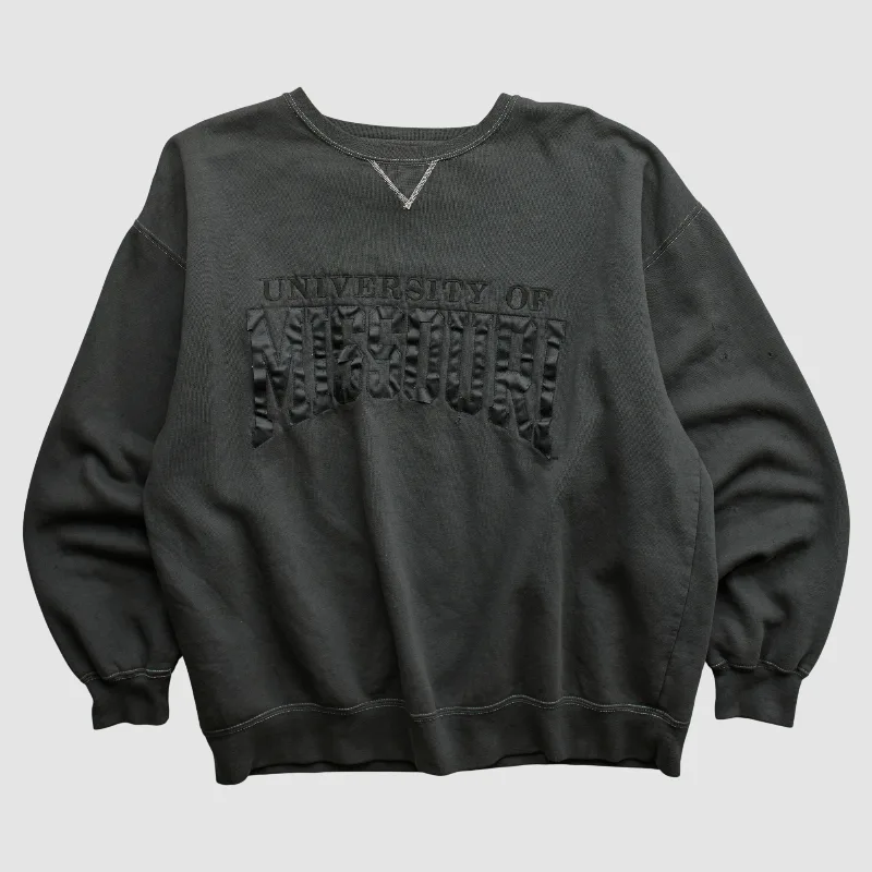 Missouri Tigers Gear For Sports 2000s Pullover Sweatshirt - Black - L by Fanatics Real Vintage