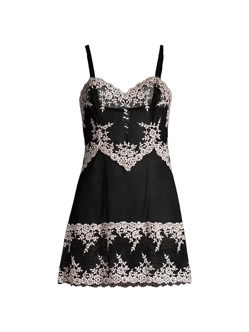 Wacoal Women's Embrace Lace Chemise - Black - Size Large