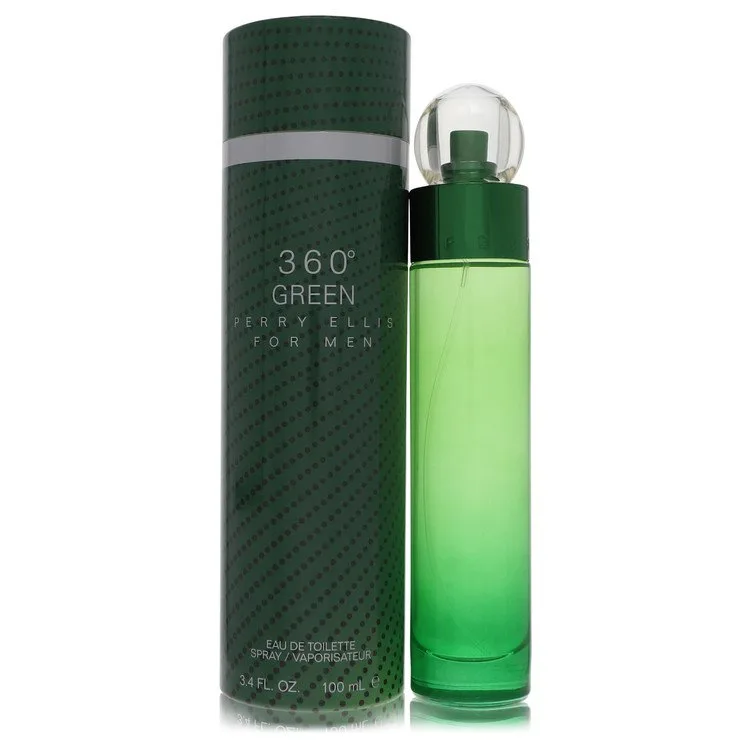 Perry Ellis 360 Green Cologne by Perry Ellis 3.4 oz EDT Spray for Men