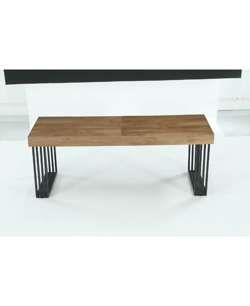 Tribesigns 79" Extra Long Computer Desk, 2 Person Double Gaming Table - Brown