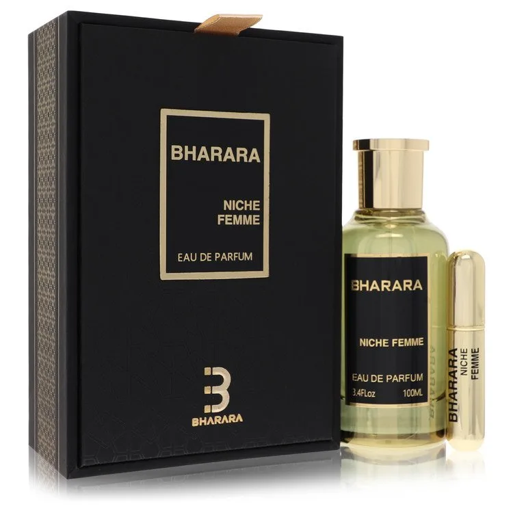 Bharara Niche Femme Perfume 3.4 oz EDP Spray + Refillable Travel Spray for Women