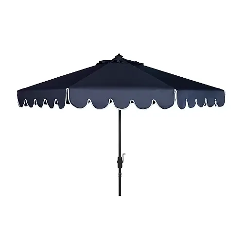 Safavieh Venice Patio Collection Patio Umbrella, One Size, Blue