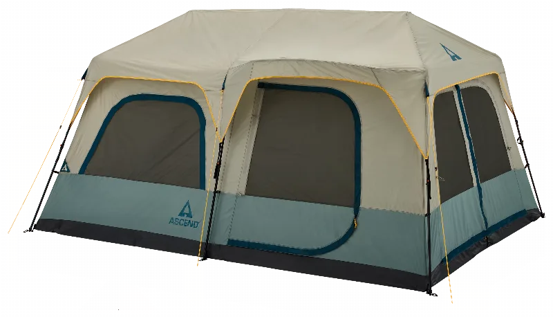 Ascend 10-Person Lighted Instant Cabin Tent