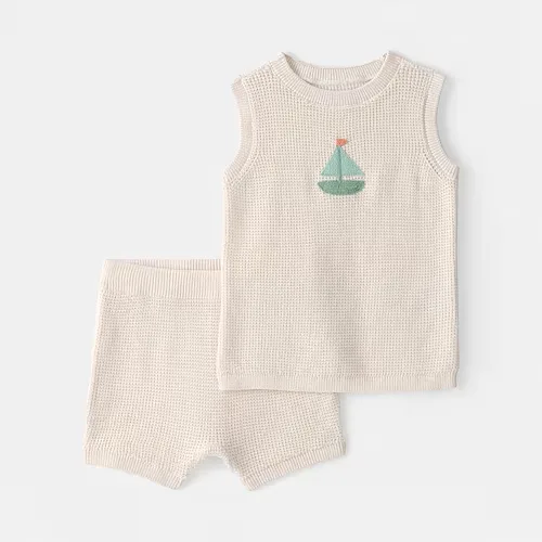 Carter's Baby Boys 2-pc. Short Set, 6 Months, White