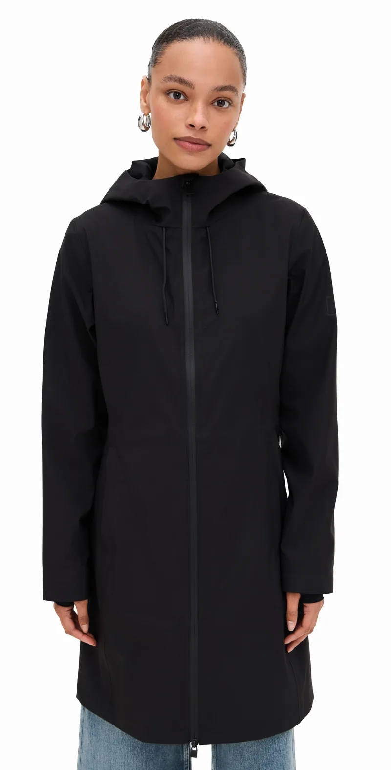 Rains Suva Hardshell Long Jacket Black XS