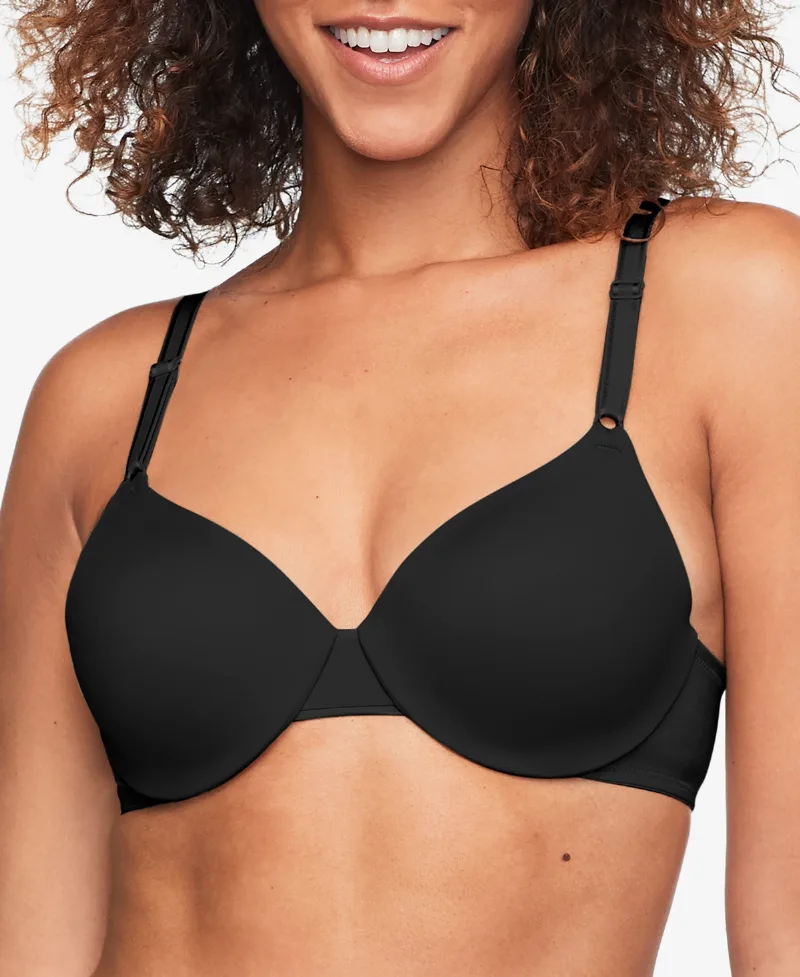 Warners This Is Not A Bra Cushioned Underwire Lightly Lined T-Shirt Bra 1593 - Black