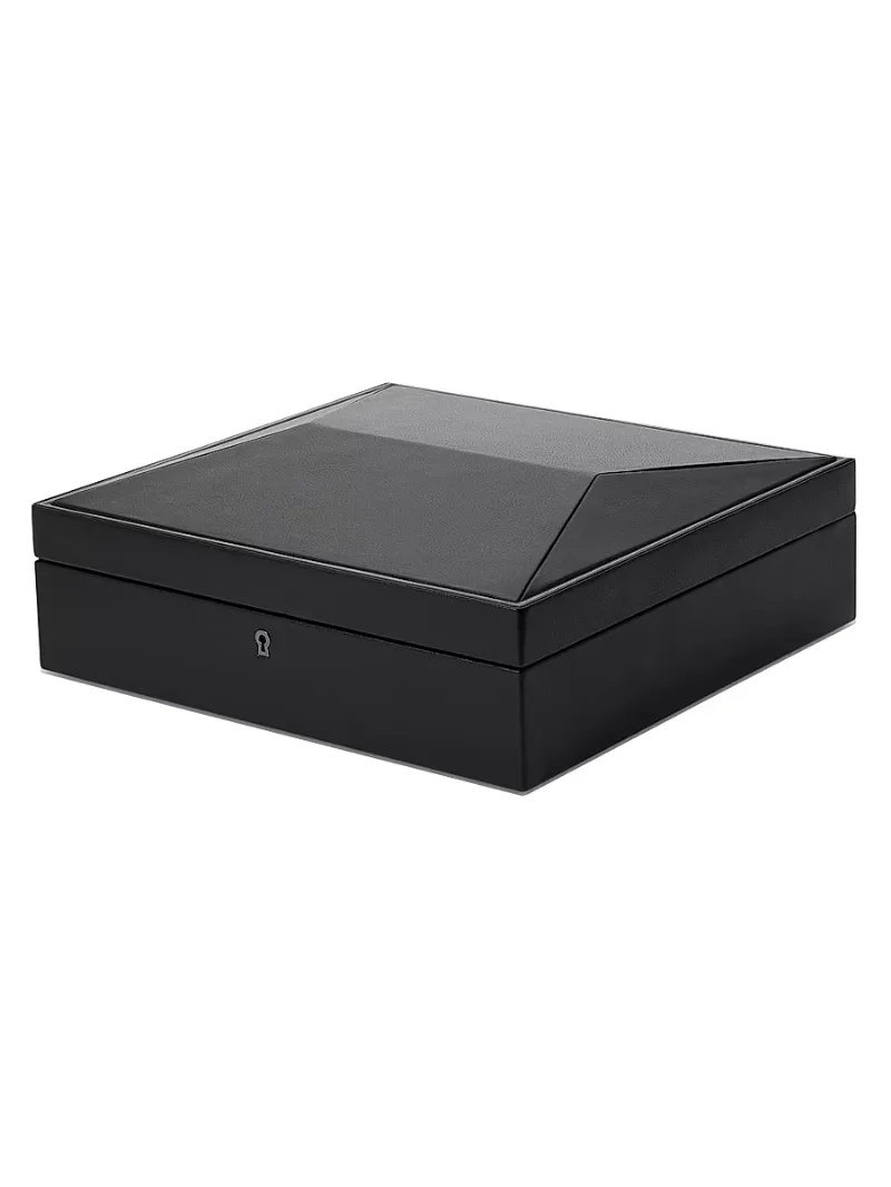 Wolf British Racing 15-Piece Watch Box - Black