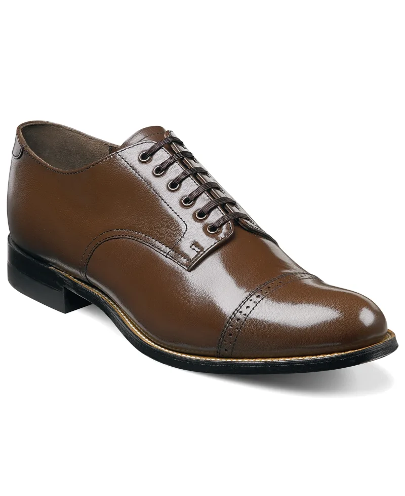 Stacy Adams Men's Madison Cap Toe Oxford - Brown