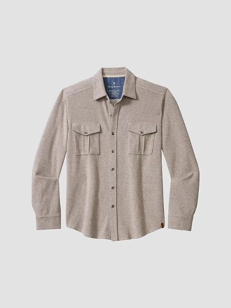 Men's Fireside Coast Classic-Fit Twill Shirt - Trophy Cup - Size Large