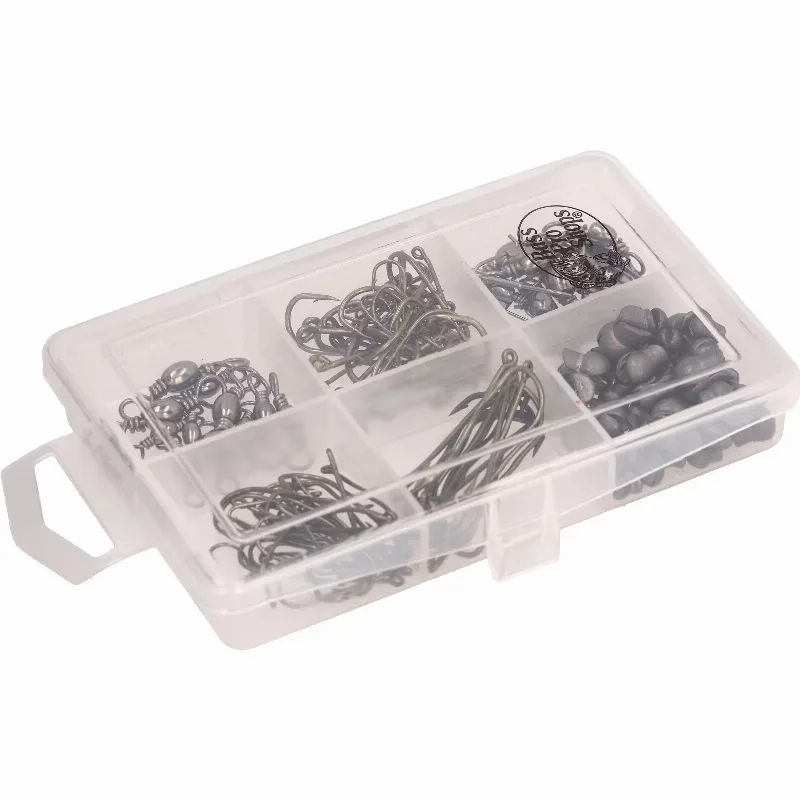 Bass Pro Shops 150-Piece Hook, Sinker, and Swivel Kit