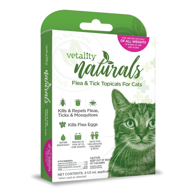 Vetality Naturals Flea And Tick Topicals For Cats | PetSmart