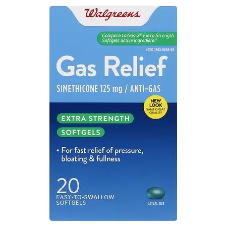 Walgreens Gas Relief Softgels - 12.0 ea