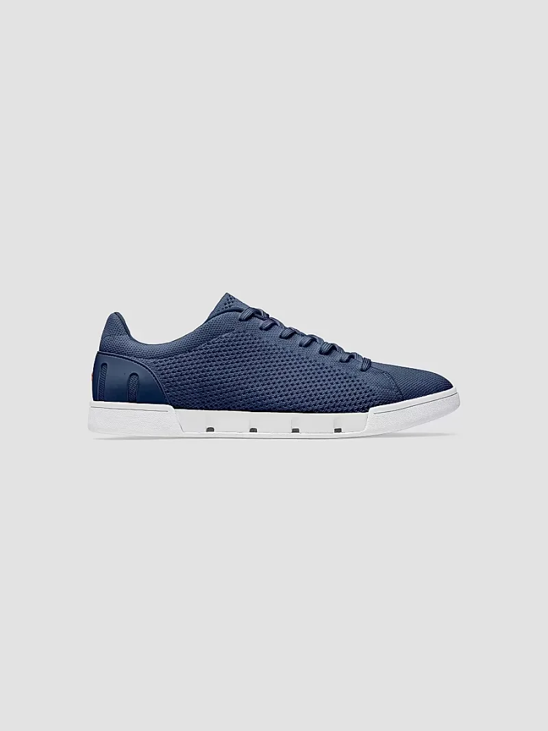 Men's Breeze Tennis Knit Low-Top Sneakers - Navy - Size 11.5