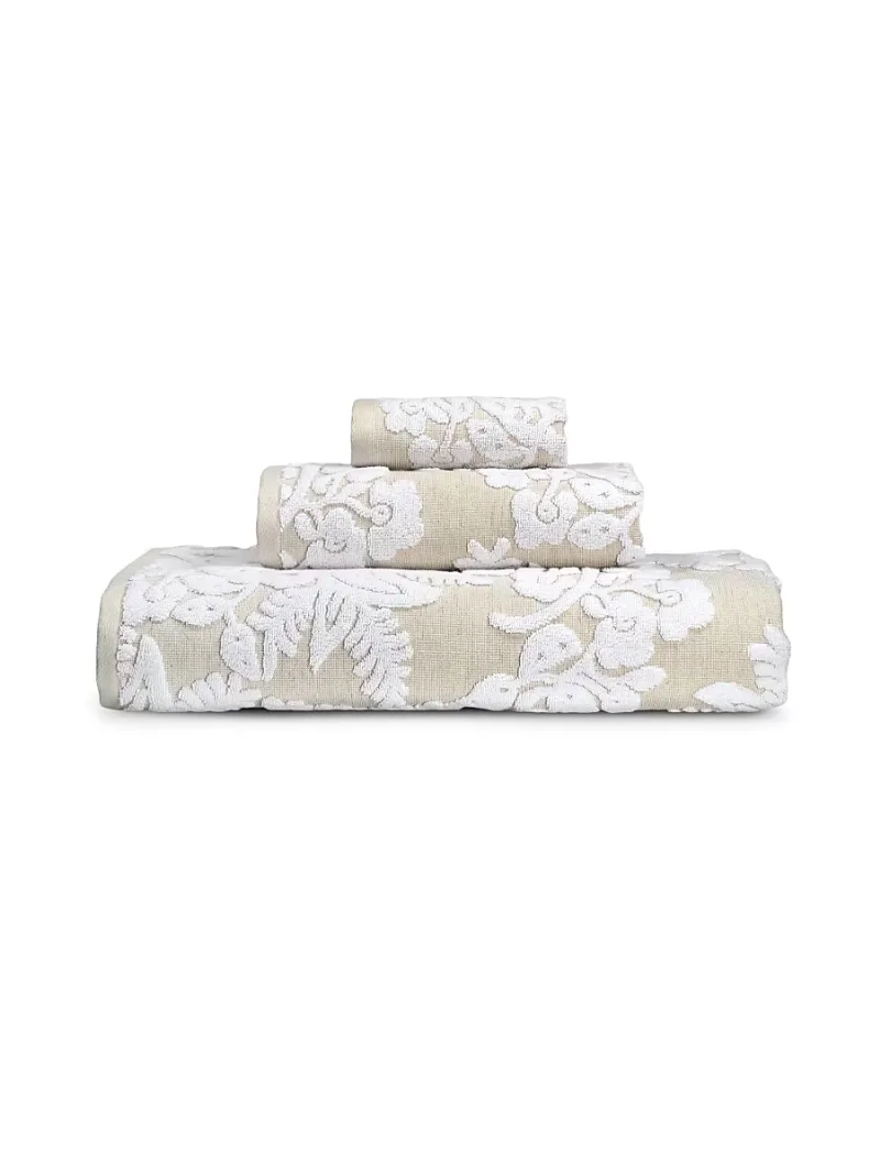 John Robshaw Pasak Cotton-Blend Bath Towel - Natural