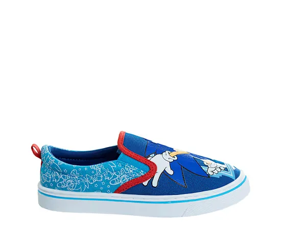 Sonic The Hedgehog Boys Little-Big Kid Canvas Sneaker