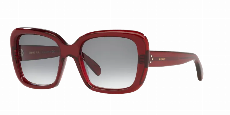 CELINE Woman Sunglasses CL40162I  -  Frame color: Burgundy, Lens color: Grey Gradient