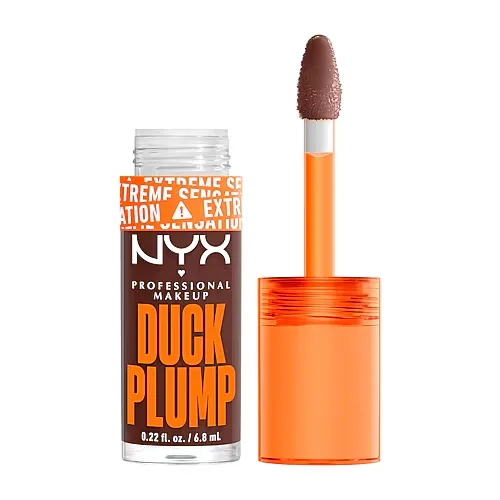 NYX Professional Makeup Duck Plump High Pigment Plumping Lip Gloss, One Size, Red