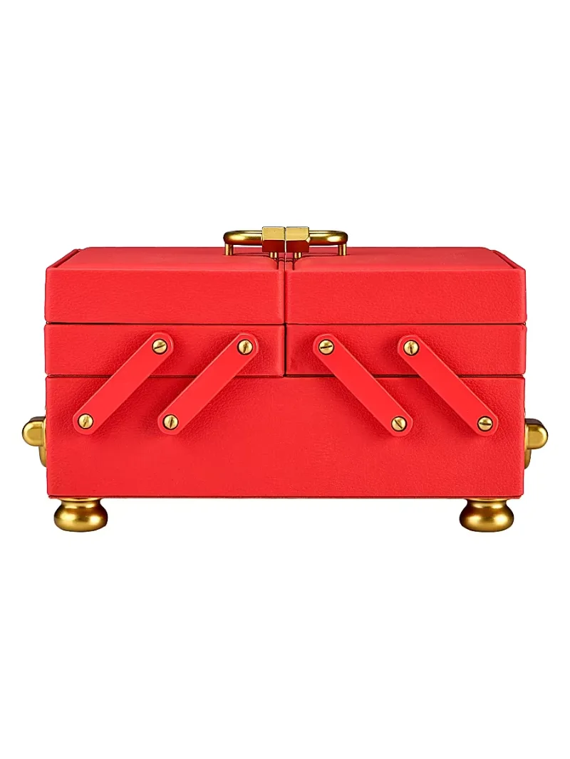 Wolf Marla Aaron Baby Everything Box - Red