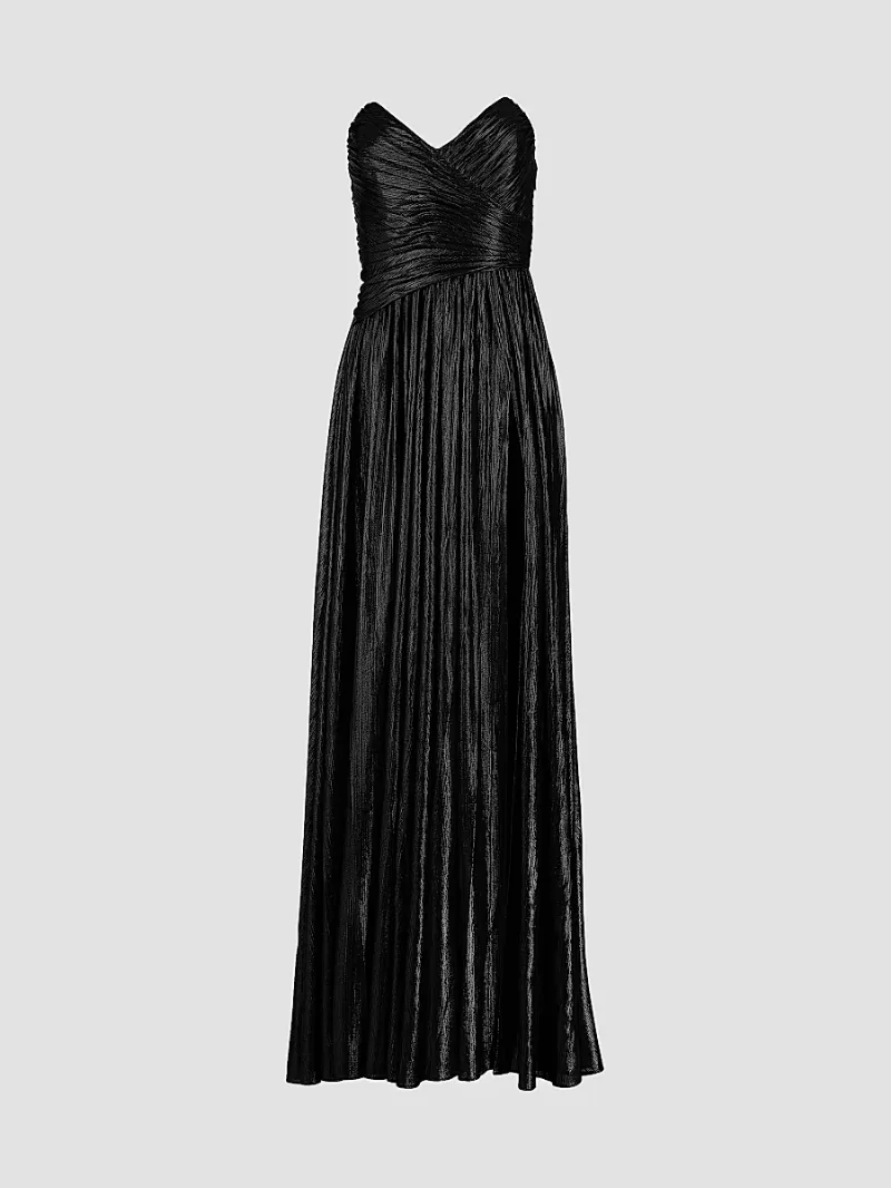 Women's Waldorf Lamé Gown - Black - Size Large