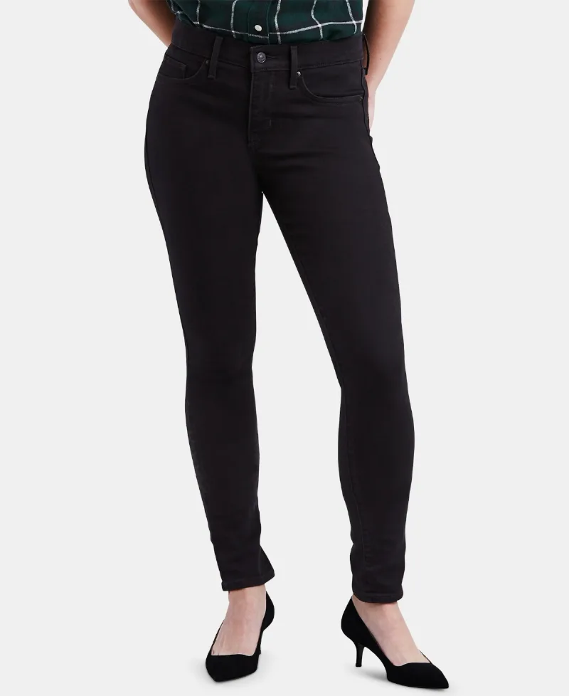 Levi's Women's 311 Mid Rise Shaping Skinny Jeans - Soft Black