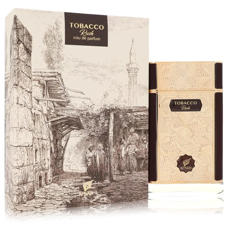 Afnan Tobacco Rush Cologne 2.7 oz EDP Spray (Unisex) for Men