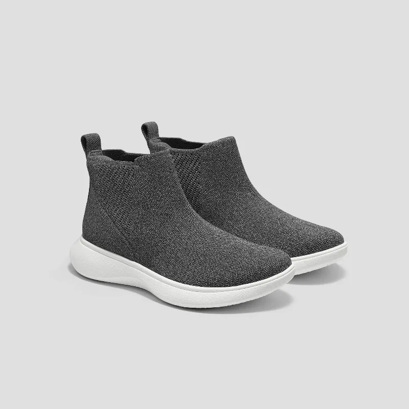 VIVAIA Round-Toe Slip-On Sneaker Boots (Urban Boots)|RICH GREY|EU 43