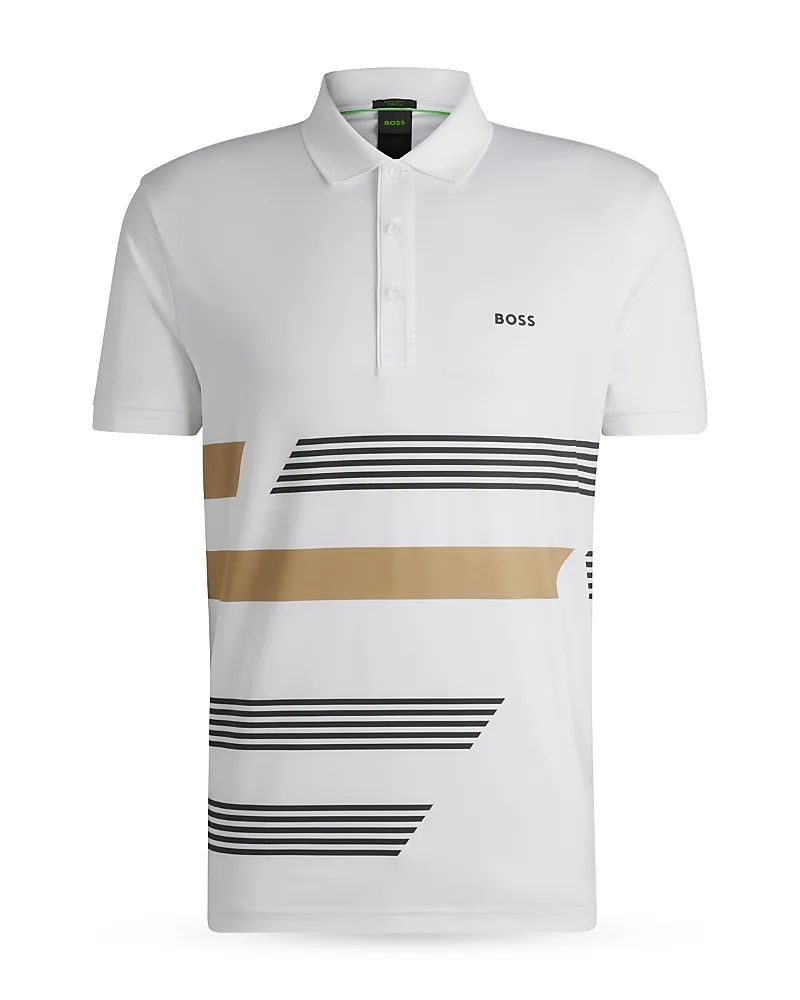 Boss Paddy Tape Print Polo