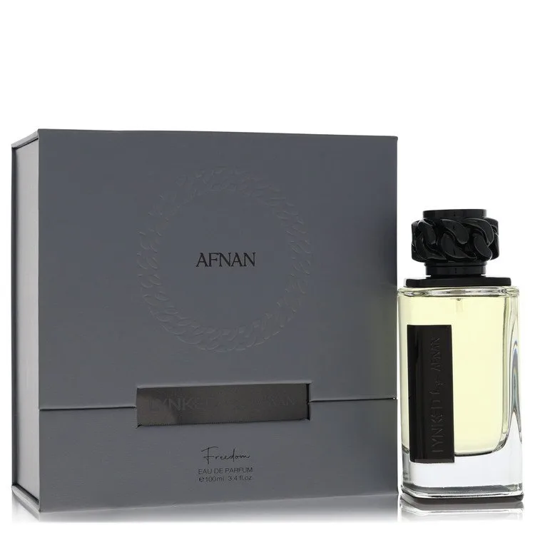 Afnan Lynked Freedom Black Cologne by Afnan 3.4 oz EDP Spray for Men