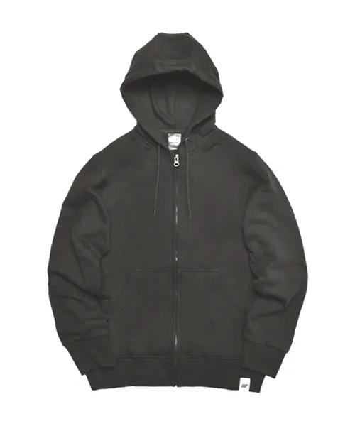 UNI APPAREL - Basic Sweat Hoodie Zip-Up Charcoal