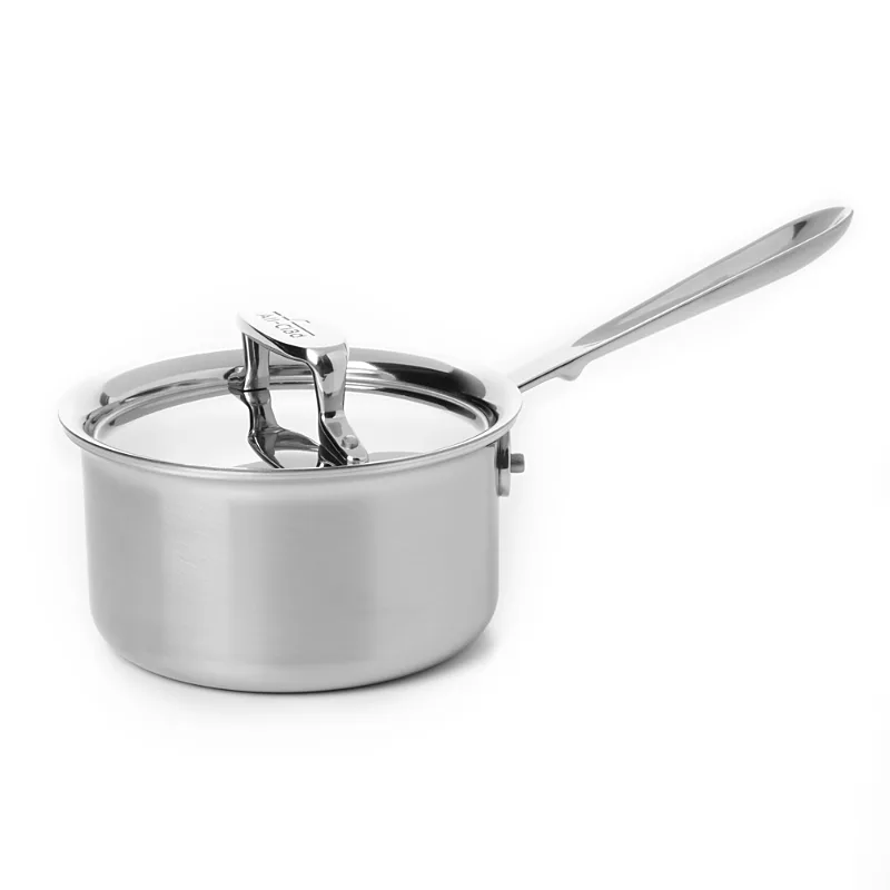 All Clad d5 Stainless Brushed 1.5 Quart Sauce Pan with Lid