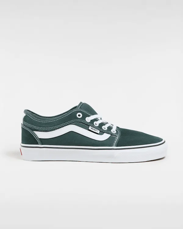 Vans - Chukka Low Sidestripe Shoes, Man, Green, Size: 36