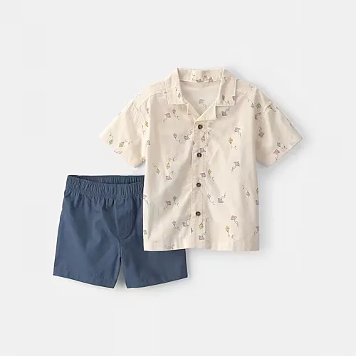 Carter's Kite Toddler Boys 2-pc. Short Set, 3t, White