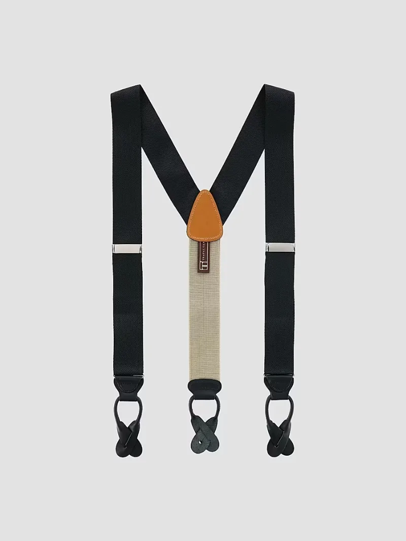 Men The Hudson Brace Suspenders - Black