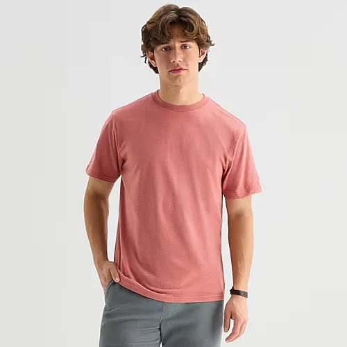 Arizona Mens Crew Neck Short Sleeve T-Shirt, X-large, Red