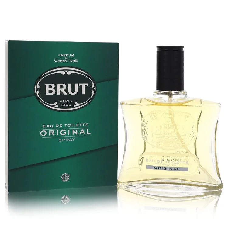 Brut Cologne 3.4 oz EDT Spray (Original Glass Bottle) for Men