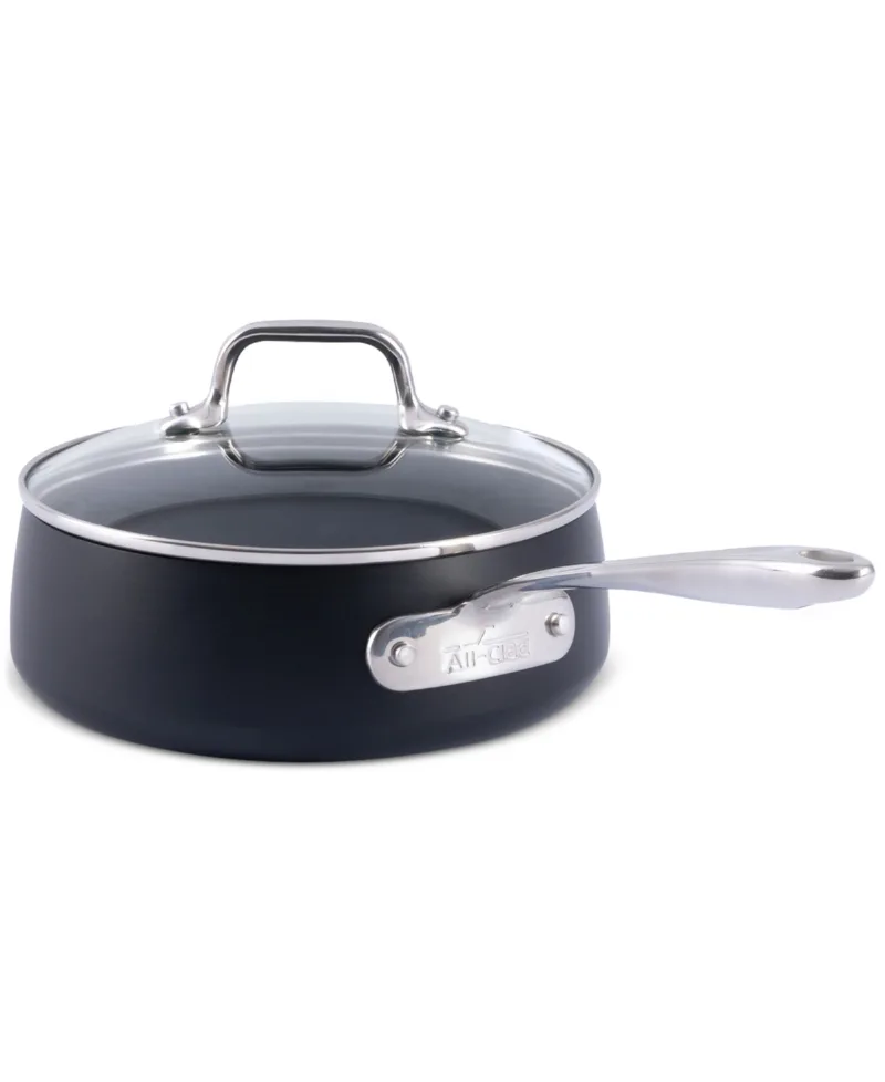 All-Clad HA1 Expert Nonstick 2.5-Qt. Saucepan & Lid - Black