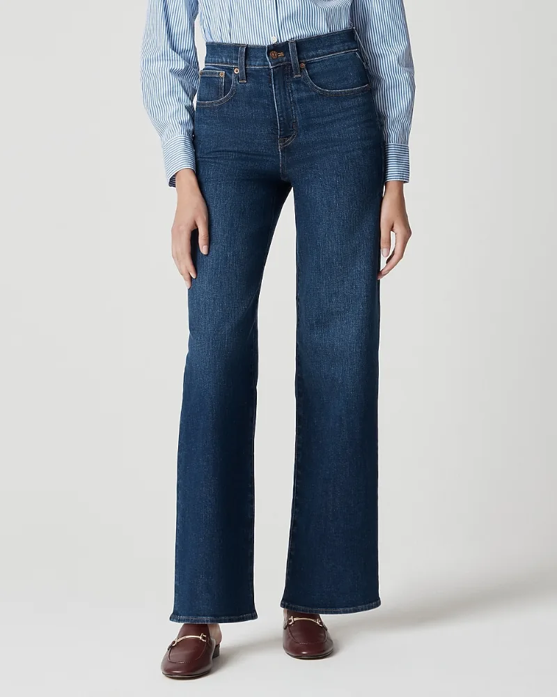Classic wide-leg jean in signature stretch