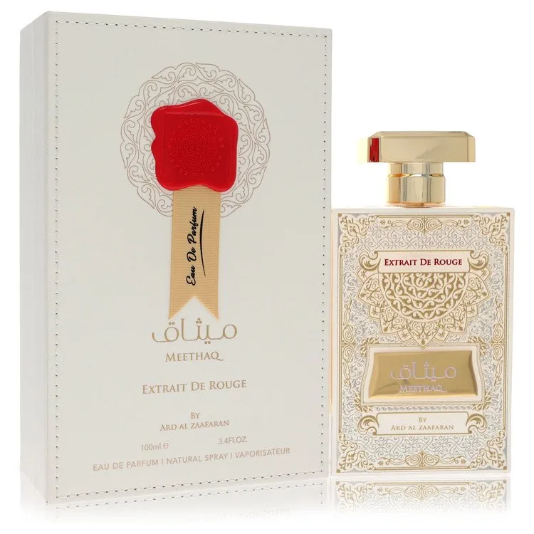 Ard Al Zaafaran Meethaq Extrait De Rouge Cologne 3.4 oz EDP Spray (Unisex) for Men