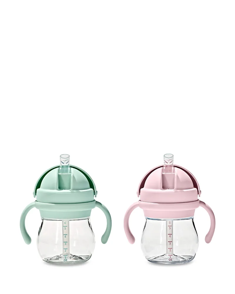 Oxo Tot Transitions Straw Cups with Removable Handles 6 oz., 2 Pack