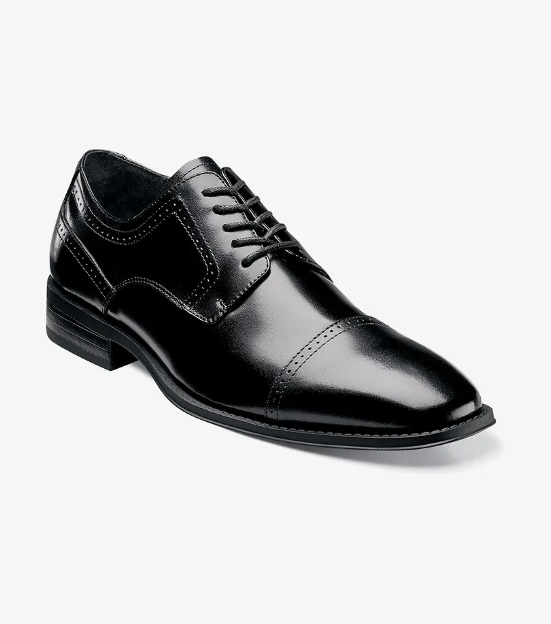 Stacy Adams Shoes Waltham Cap Toe Oxford Black Size 13