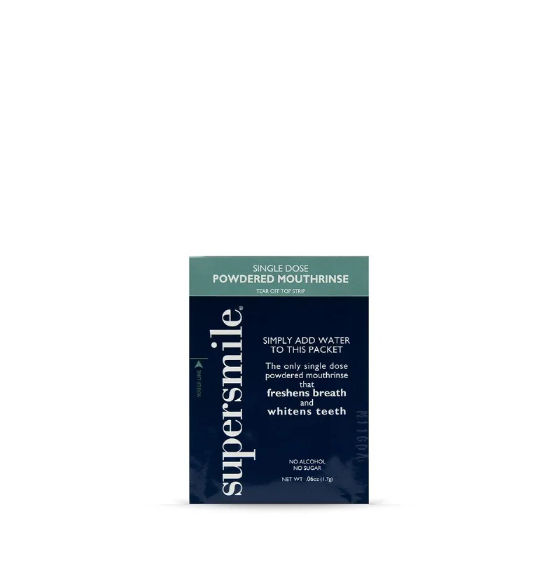 Supersmile Single Dose Powdered Mouthrinse 60pk - Open White