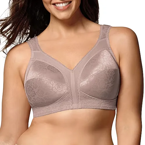 Playtex 18 Hour Ultimate Shoulder Comfort Full Coverage Wireless Full Coverage Bra 4693, C, Beige