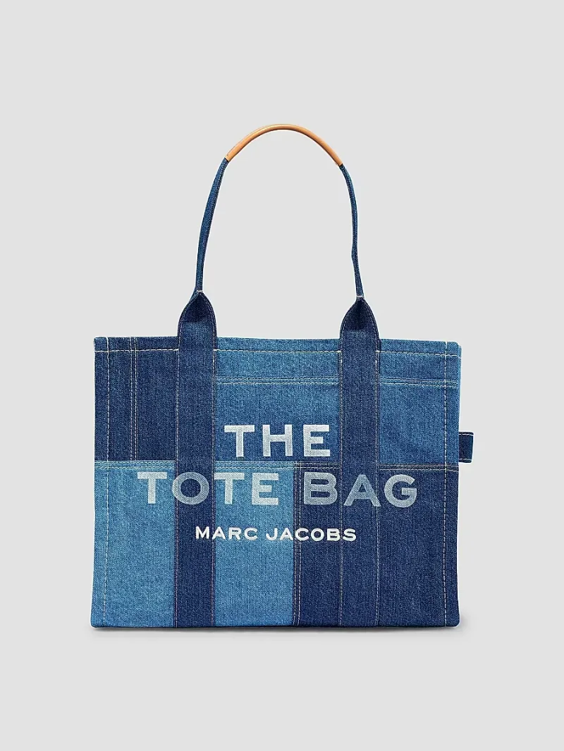 Marc Jacobs Women's The Denim Large Tote Bag - Blue Denim