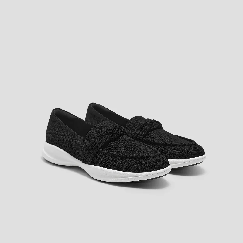 VIVAIA Walker Pro Knot Hybrid Penny Loafers (Iasmin)|BLACK|US 5.5