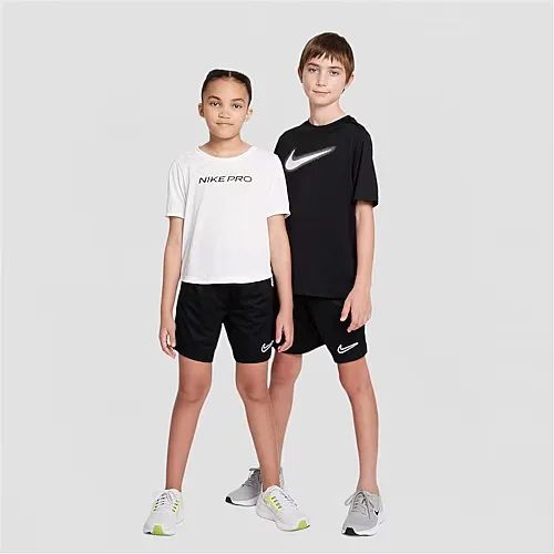Nike Dri-Fit Trophy Big Kid Unisex Pull-On Short, Large, Black