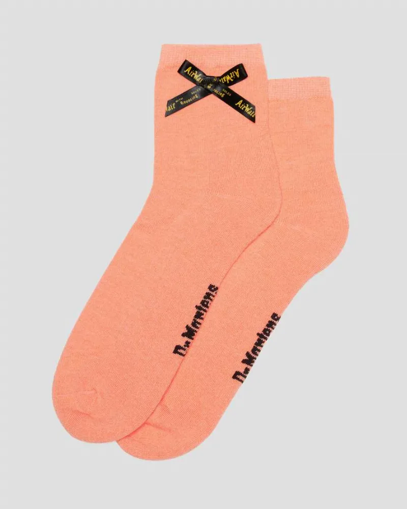 Ankle Bow Organic Cotton Blend Socks