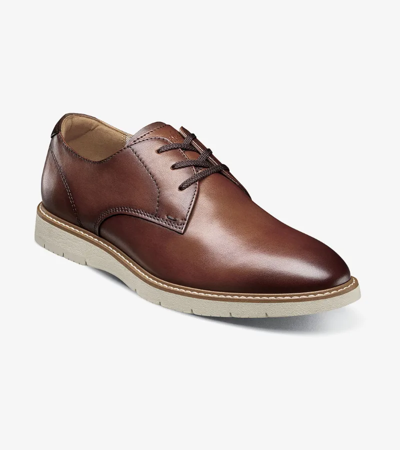 Florsheim Shoes Viso Plain Toe Oxford Cognac Multi Size 13
